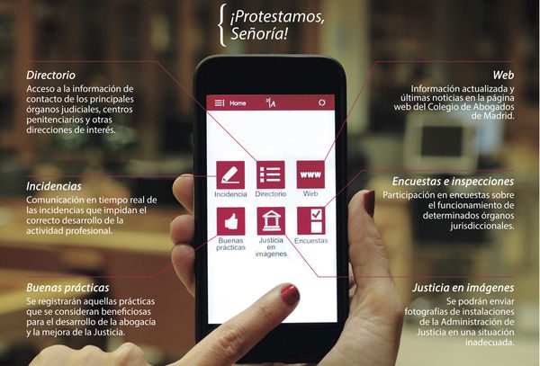 El Colegio de Abogados de Madrid pone en marcha la App del «Defensor del Abogado»